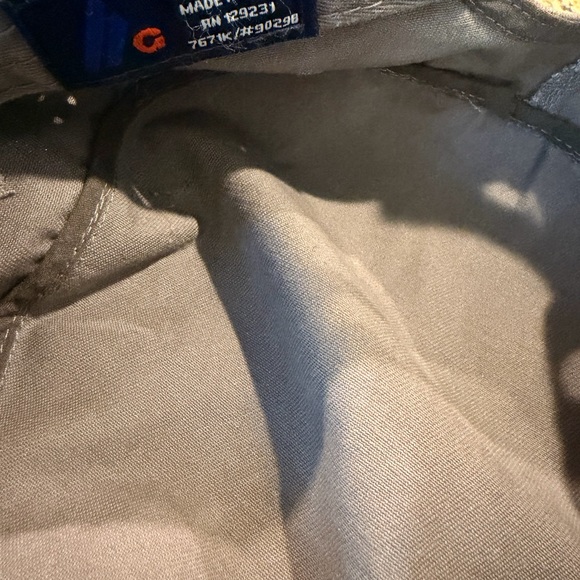 Stylish Distressed Style Gray Cap with Red Stitching - Picture 7 of 8